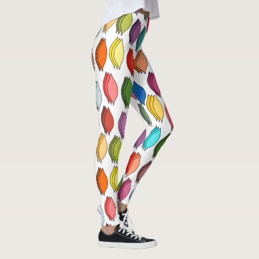 Leggings Feuilles colorés (Droite)
