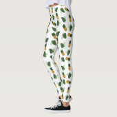 Leggings Feuilles D'Ananas Et De Palmiers (Gauche)