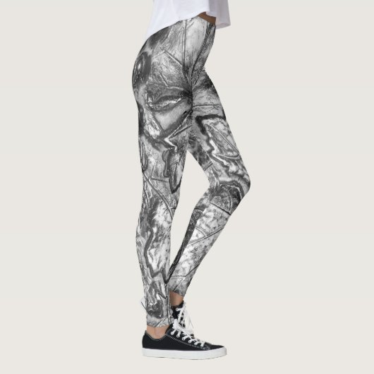 LEGGINGS FEUILLES D'ARGENT (Droite)
