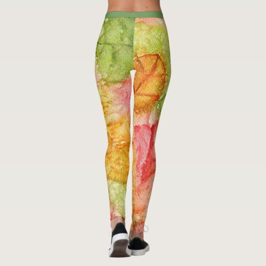 Leggings Feuilles d'automne (Dos)
