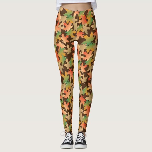Leggings Feuilles d'automne (Devant)