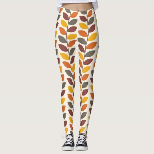 Leggings Feuilles d'automne (Devant)