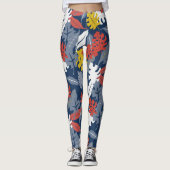 Leggings Feuilles d'automne (Devant)