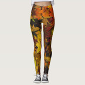 Leggings - Feuilles d'automne 1 (Devant)