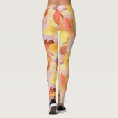 Leggings Feuilles d'automne colorées (Dos)