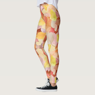 Leggings Feuilles d'automne colorées