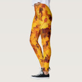 Leggings Feuilles d'automne, couleur de l'automne (Gauche)