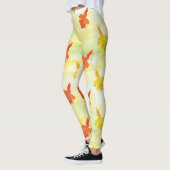 Leggings feuilles d'automne de l'aquarelle (Gauche)