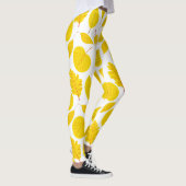 Leggings Feuilles d'automne en jaune (Droite)