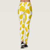 Leggings Feuilles d'automne en jaune (Dos)