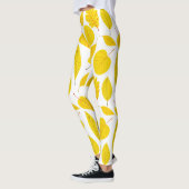 Leggings Feuilles d'automne en jaune (Gauche)