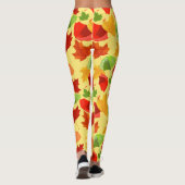 Leggings Feuilles d'automne et parapluies (Dos)
