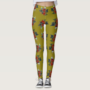 Leggings Feuilles d'automne, Feuilles de feuillage colorées