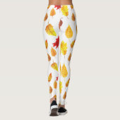 Leggings Feuilles d'automne motif (Dos)