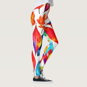 Leggings Feuilles d'automne Motif Abstrait (Droite)
