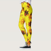 Leggings Feuilles d'automne ~Octobre ~ Halloween ~Thanksgiv (Gauche)
