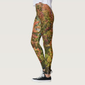 Leggings Feuilles d'automne tombant sur votre (Gauche)