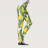 Leggings Feuilles de bananes : Motif de fruits tropicaux (Droite)