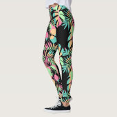 Leggings Feuilles de couleurs (Gauche)