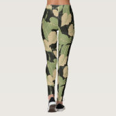 Leggings Feuilles de jungle tropicale (Dos)