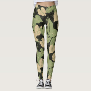 Leggings Feuilles de jungle tropicale