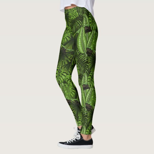 Leggings Feuilles de la jungle (Gauche)