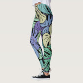Leggings Feuilles de Monstera #6 (Gauche)