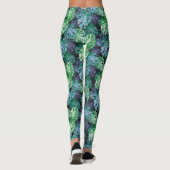 Leggings Feuilles de Monstera Tropical (Dos)