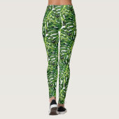 Leggings Feuilles de Monstera Tropical 2 (Dos)