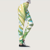 Leggings Feuilles de palmiers tropicaux (Droite)