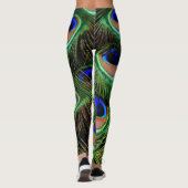 Leggings Feuilles de paock (Dos)