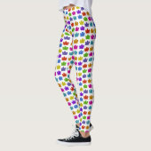 Leggings Feuilles d'érable colorés (Gauche)