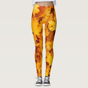 Leggings Feuilles d'été indiens