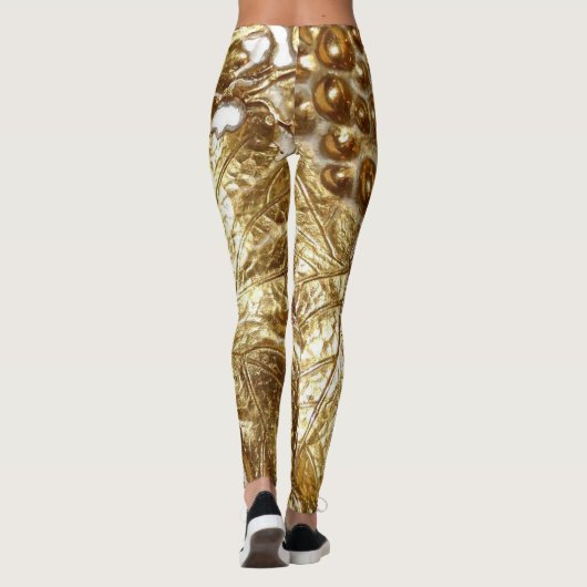 LEGGINGS FEUILLES D'OR (Dos)
