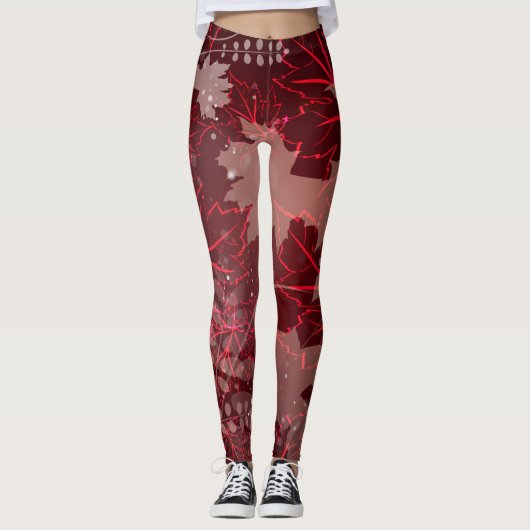Leggings Feuilles d'or 1 (Devant)