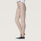 Leggings Feuilles d'or d'automne : modèle floral (Gauche)