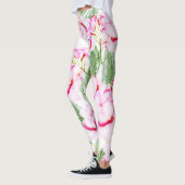 Leggings Feuilles Florales d'Oasis Botanique Tropicale Vert (Gauche)