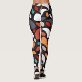 Leggings Feuilles géométriques (Dos)