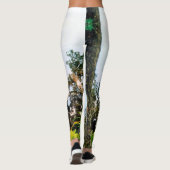 Leggings Feuilles, lac et billes (Dos)