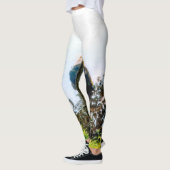 Leggings Feuilles, lac et billes (Gauche)