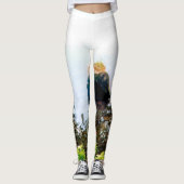 Leggings Feuilles, lac et billes (Devant)