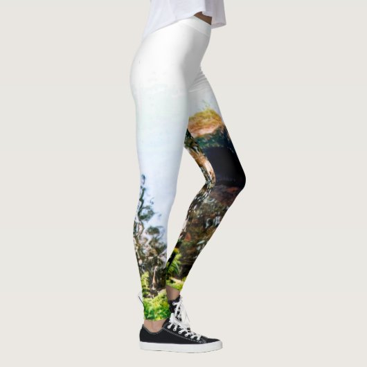 Leggings Feuilles, lac et billes (Droite)