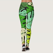 Leggings Feuilles Monstera #3 (Dos)