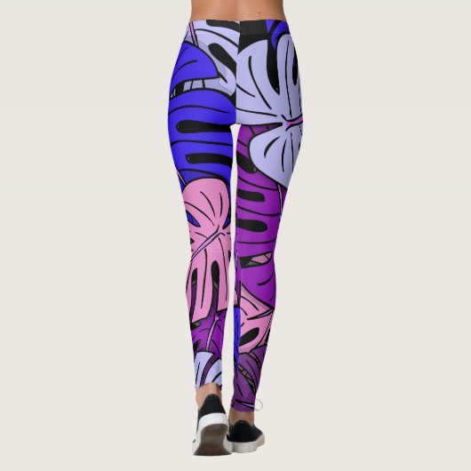 Leggings Feuilles Monstera #4 (Dos)