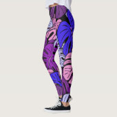 Leggings Feuilles Monstera #4 (Gauche)