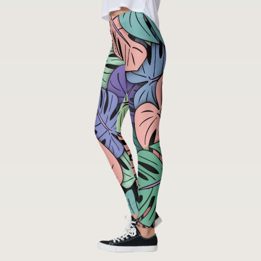 Leggings Feuilles Monstera #8 (Gauche)