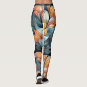 Leggings Feuilles multicolores Thunder_Cove (Dos)