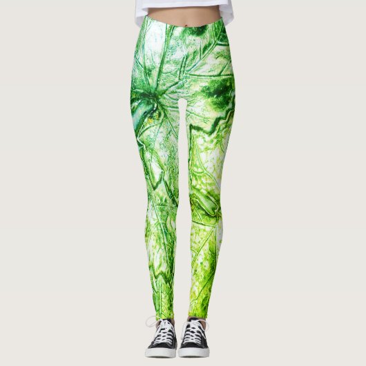 Leggings Feuilles PRINTEMPS (Devant)