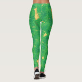 Leggings Feuilles toucans et bananes (Dos)