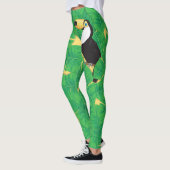 Leggings Feuilles toucans et bananes (Gauche)
